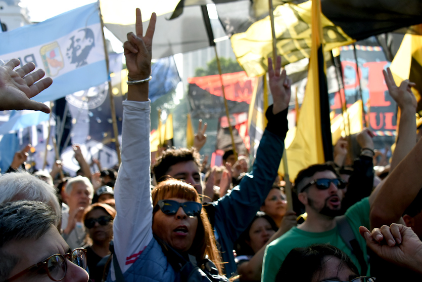 17 de Octubre en Plaza de Mayo