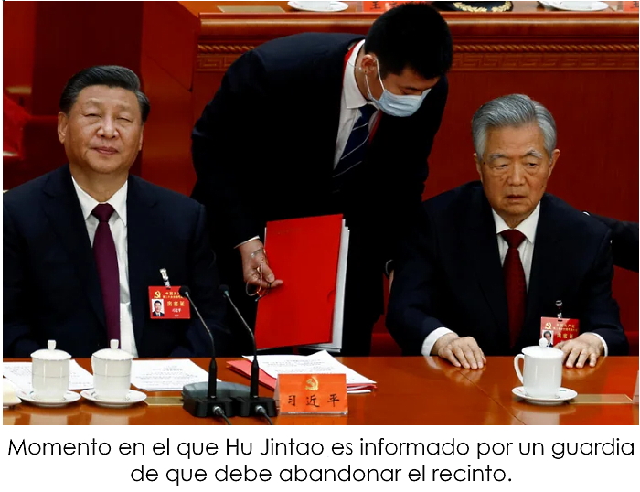 ¡Madre mía, la cara de Xi Jinping!