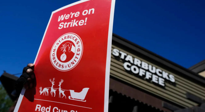 EEUU: trabajadores movilizados contra la política antisindical de Starbucks