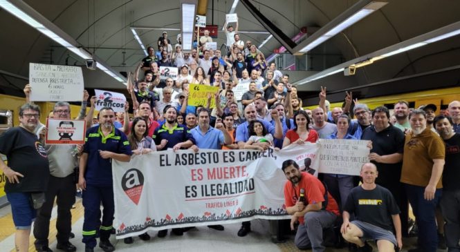 Subte: medidas de lucha contra la exposición al asbesto y para reducir la jornada laboral