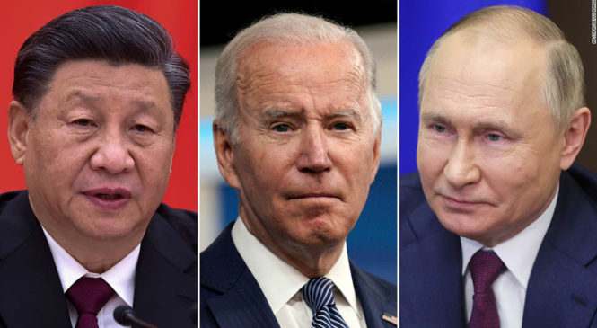 Biden eligió como antagonista a Rusia en lugar de China