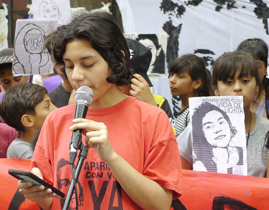 A dos años de la desaparición forzada en Paraguay de la niña Lichita Oviedo Villalba, se hicieron varios actos de protesta