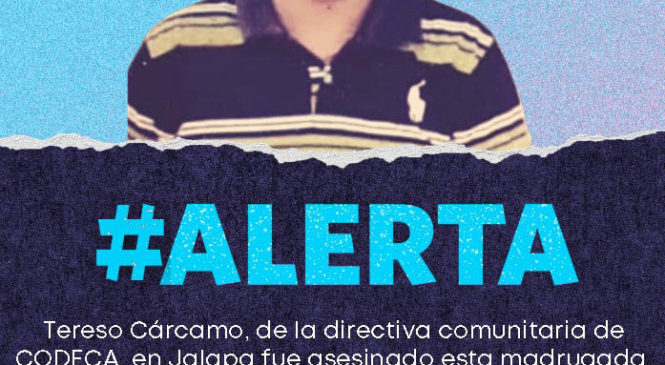 Guatemala: Defensor del territorio de Codeca asesinado a balazos