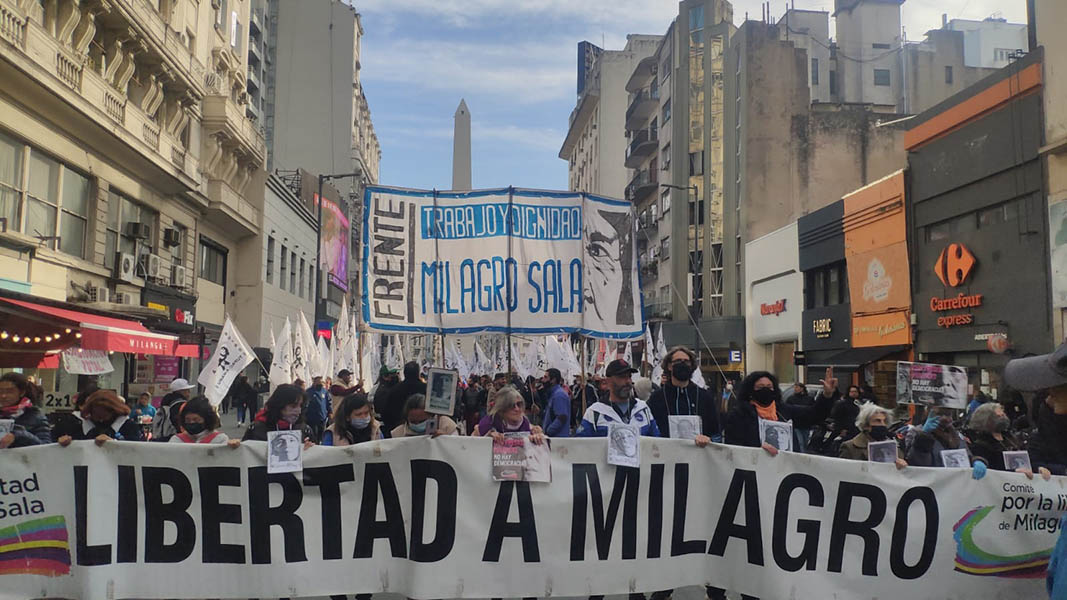 Organismos de derechos humanos se reunieron con Alberto Fernández para pedirle que indulte a Milagro Sala