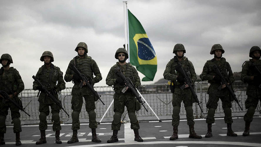 El ejército brasileño en el centro del terrorismo