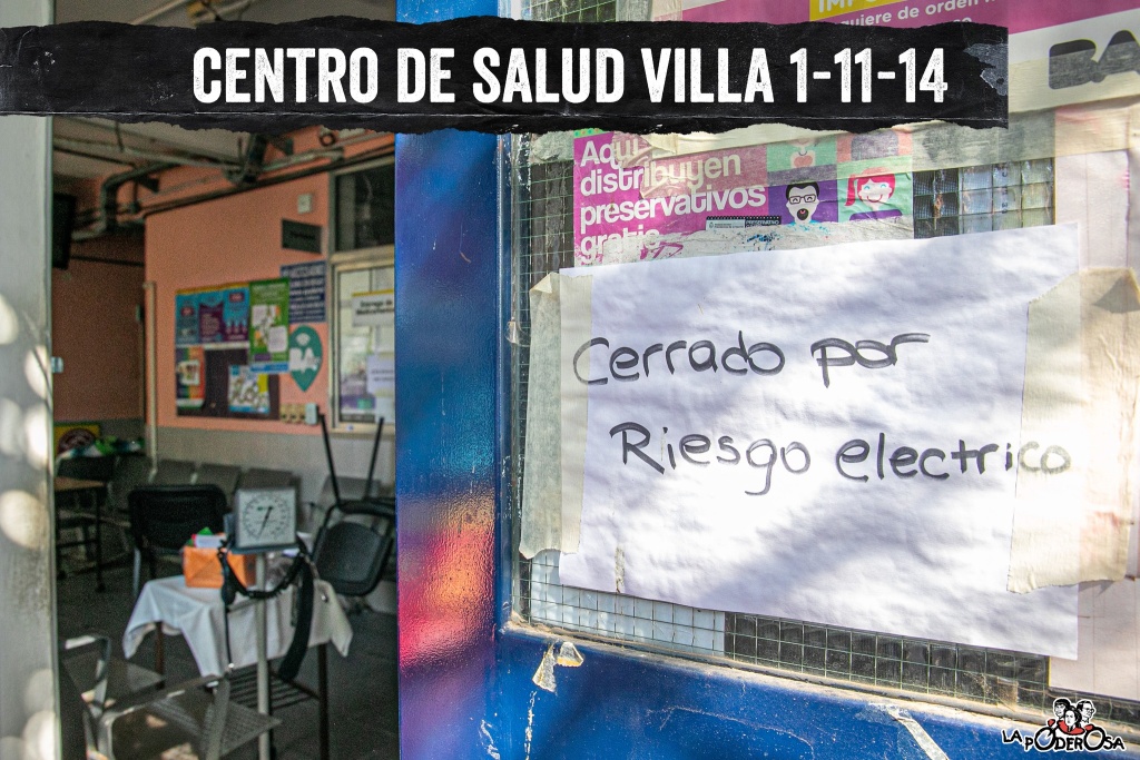 CABA: Cerraron Centro de Salud en Villa 1-11-14