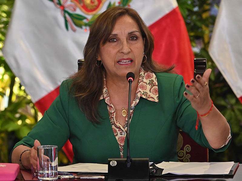 Perú: “¿En protesta de qué? No se está entendiendo qué están pidiendo”, dice la presidenta Dina Boluarte