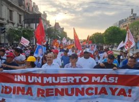 Solidaridad con la lucha del pueblo peruano