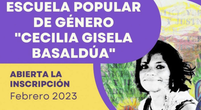 Abre una Escuela Popular de Género con el nombre de Cecilia Basaldúa