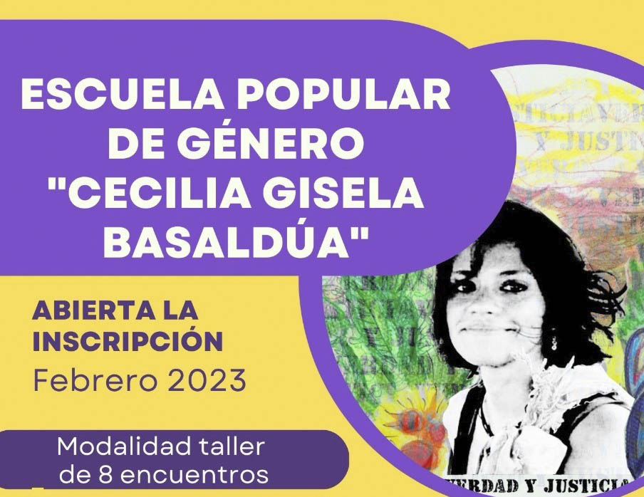 Abre una Escuela Popular de Género con el nombre de Cecilia Basaldúa
