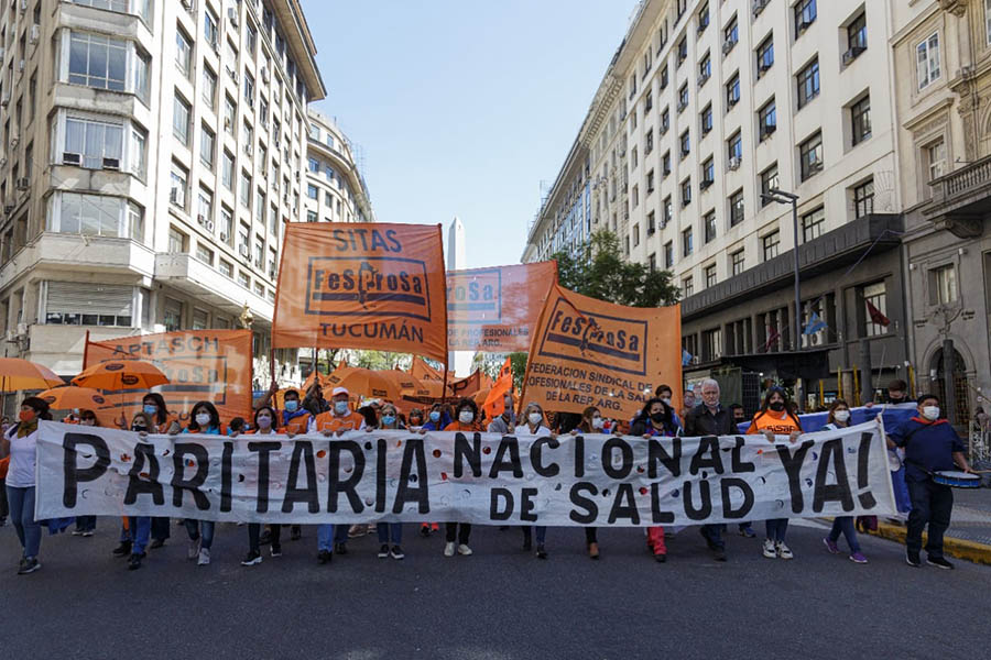 29 de marzo: Jornada Nacional de Lucha de Salud con paros y movilizaciones en todo el país