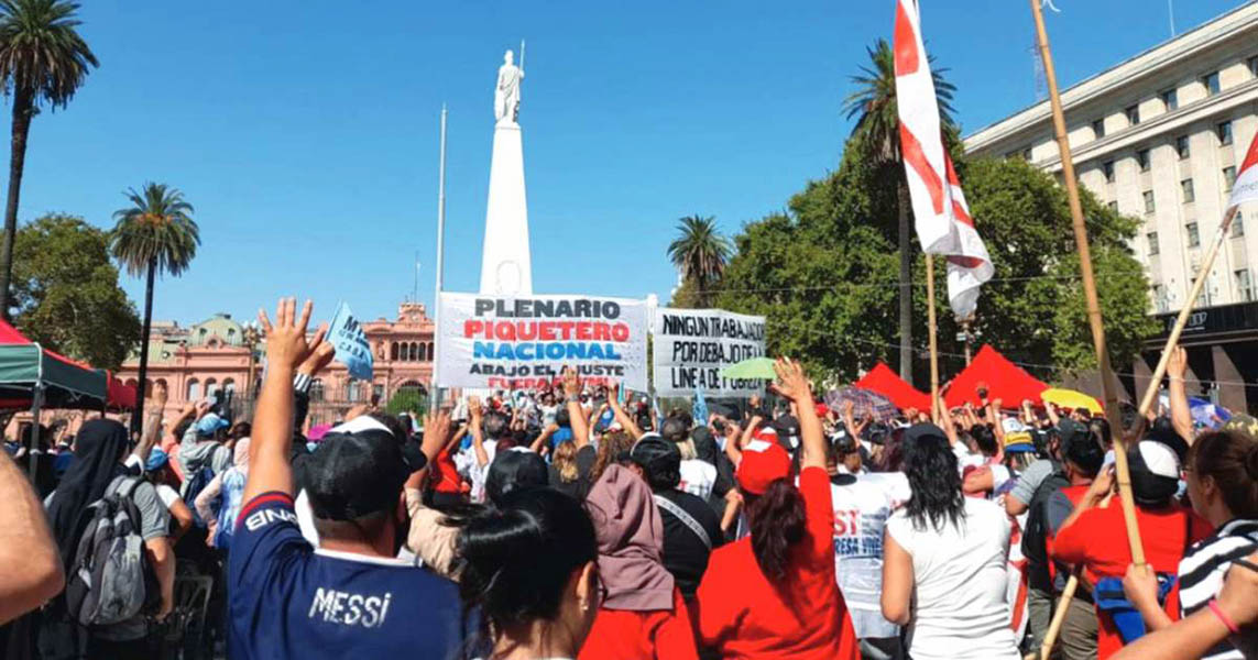 Plenario Piquetero ratificó la continuidad del plan de lucha