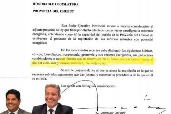 Chubut: asambleas socioambientales en alerta ante nuevo proyecto de ley extractivista de Mariano Arcioni