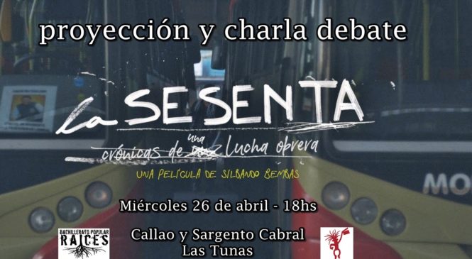 Esperando el 1° de mayo: Cine debate en el Bachillerato Popular Raíces