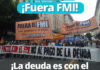 1ro. de Mayo ¡Fuera FMI, la deuda es con el pueblo trabajador!