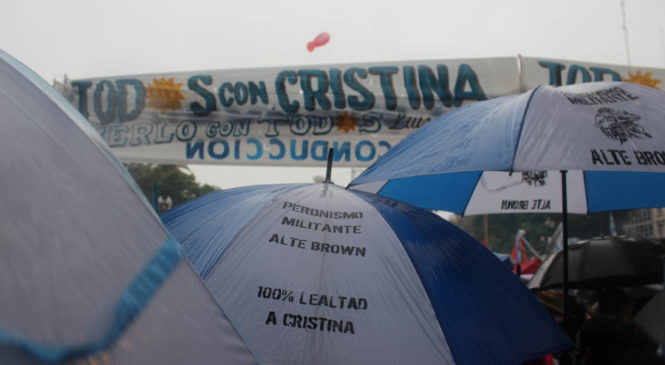 Cristina Fernández de Kirchner en Plaza de Mayo