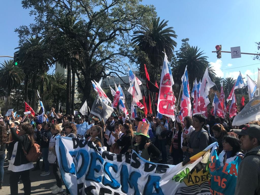 Jujuy: Docentes iniciaron un paro por tiempo indeterminado