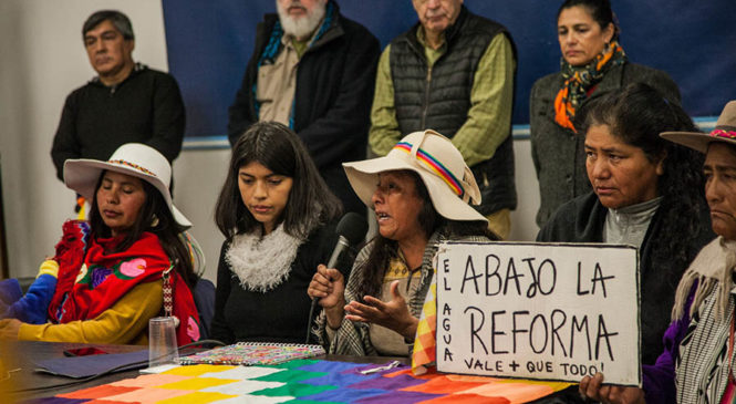 “El litio es nuestro, el territorio es nuestro”