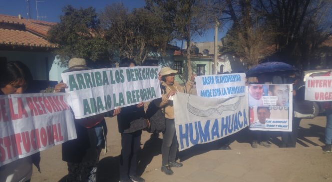 Humahuaca: familiares piden la liberación de los detenidos por manifestarse contra la reforma constitucional