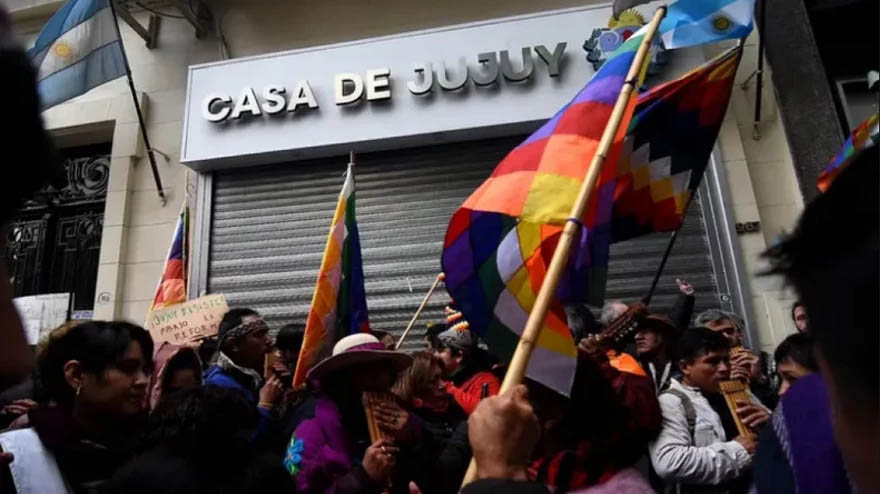 Realizarán un acto frente a la Casa de la Provincia de Jujuy contra la represión de Gerardo Morales