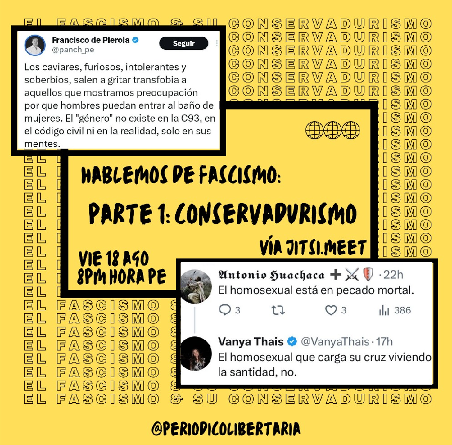 Conversa vía Jitsi : Hablemos de Fascismo – Parte 1 : Conservadurismo