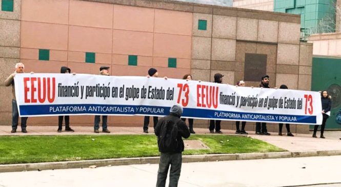 Chile. A 50 años del crimen: Represión en la marcha, cinismo gubernamental y acción antiimperialista