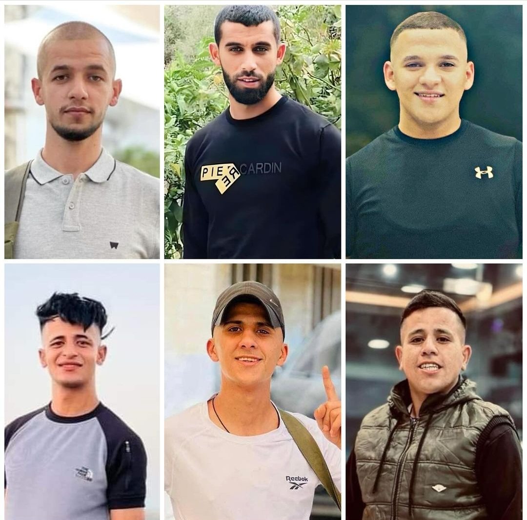 El Estado de Israel asesina a seis jóvenes palestinos en menos de 24 horas