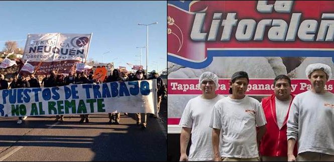 Cerámica Neuquén y La Litoraleña: recuperadas en peligro de remate