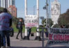 En el Día del Empleado de Comercio, trabajadores de Garbarino marcharon en reclamo de sueldos e indemnizaciones