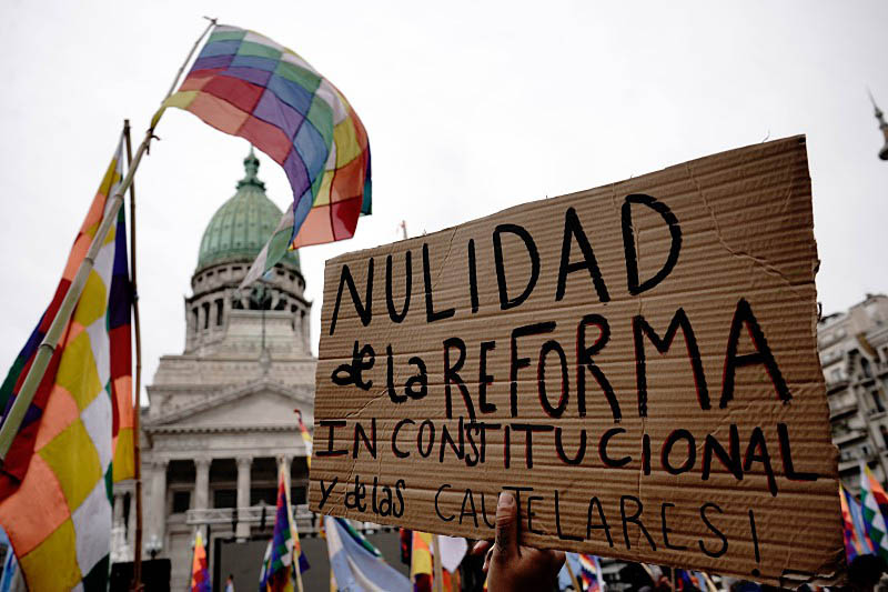 Continúa la campaña del Tercer Malón de la Paz por la nulidad de la reforma constitucional inconsulta de Jujuy