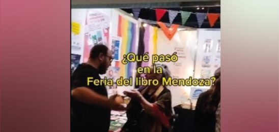 Agredieron stand de Feria del Libro de Mendoza por contenidos LGBT y feministas