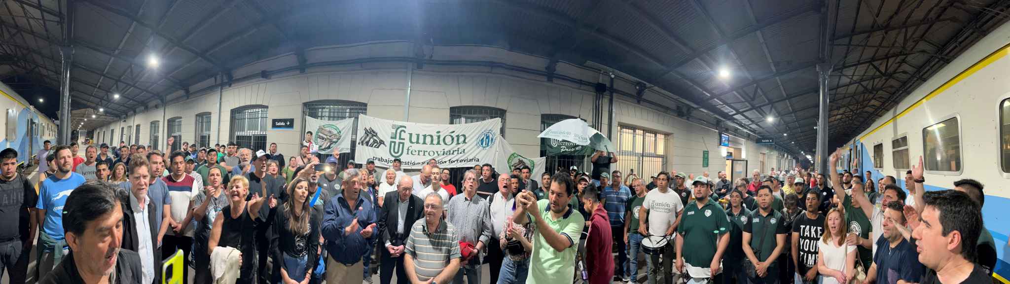 Rosario: Abrazo en defensa del ferrocarril y contra las amenazas de privatización