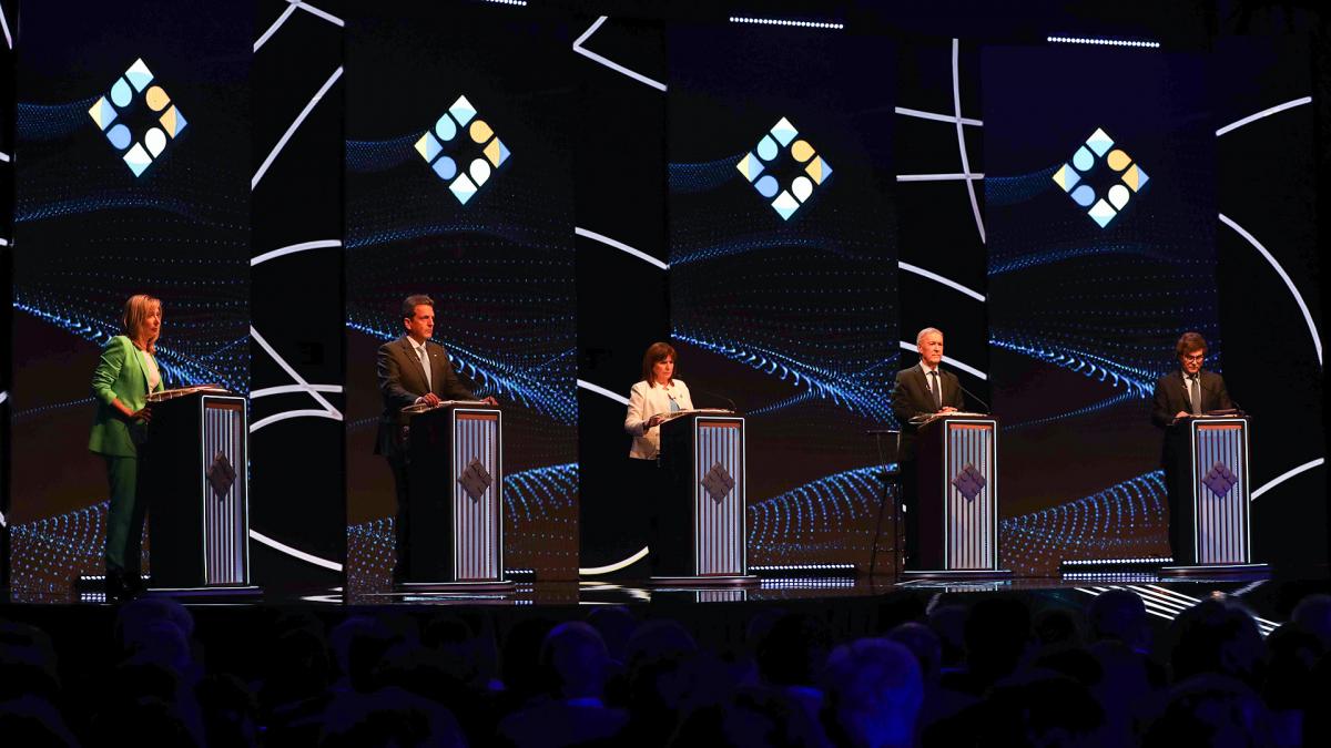Pasó el primer debate presidencial marcado por la economía y los derechos humanos