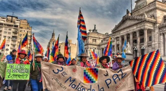 El Tercer Malón de la Paz seguirá en la Ciudad de Buenos Aires hasta obtener respuestas