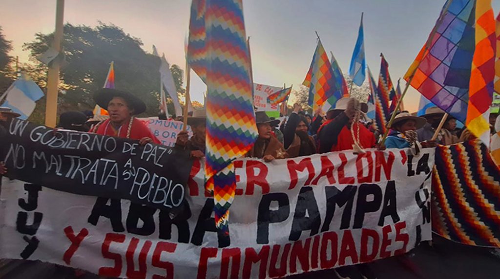 Jujuy: Comunidades indígenas en Abra Pampa vuelven a la ruta por tiempo indeterminado