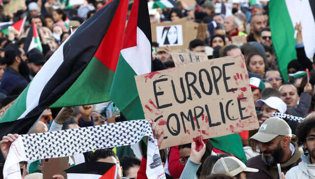 La complicidad europea con la barbarie sionista