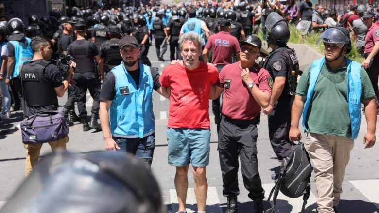 La gestión Milei lleva 11 detenidos en manifestaciones