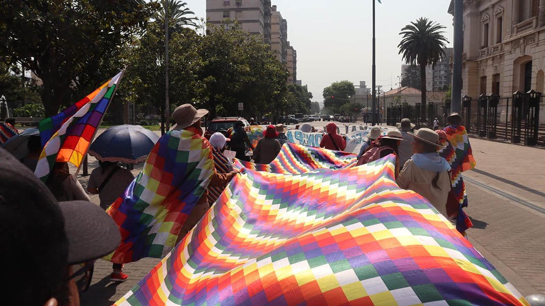 El Tercer Malón de la Paz cumplió cuatro meses de permanencia pacífica frente a la Corte Suprema