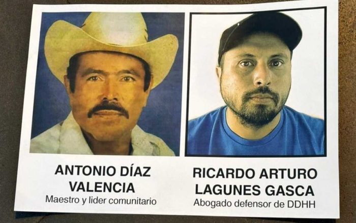 México/Nueva York: Solidaridad sin fronteras por la aparición con vida de Ricardo Lagunes y Antonio Diaz