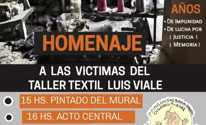 18 años de impunidad por la masacre del taller textil de Luis Viale