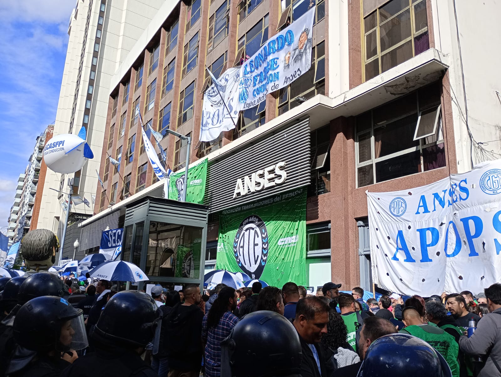 ATE paró contra los despidos en ANSES y denunció el intento de privatizar el sistema y fugar el FGS