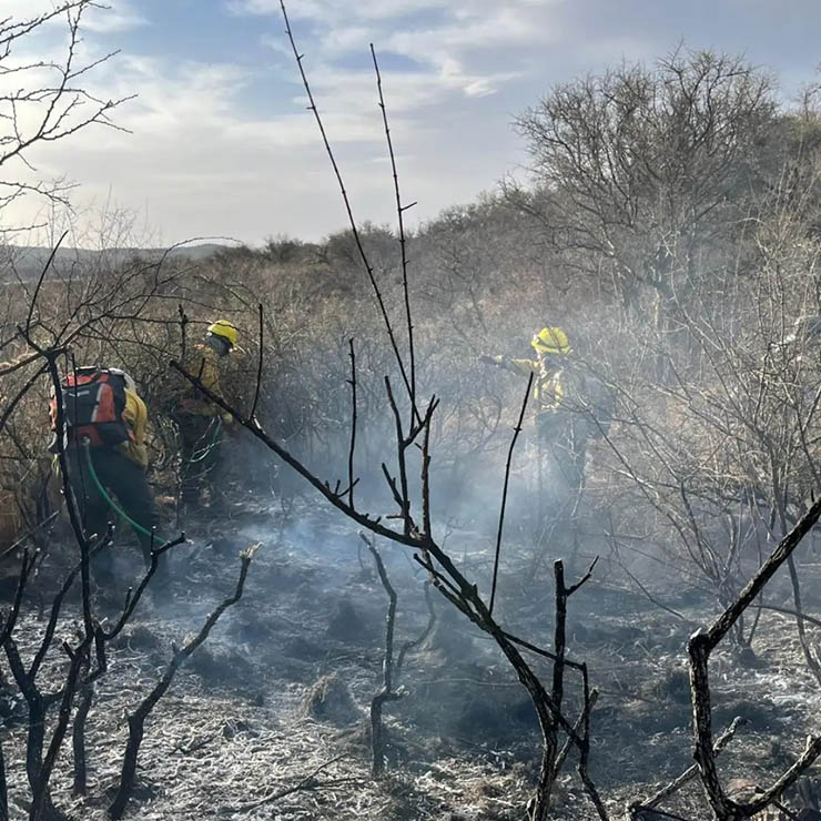 Apagaron el incendio en San Marcos Sierras, pero varias localidades siguen en alerta