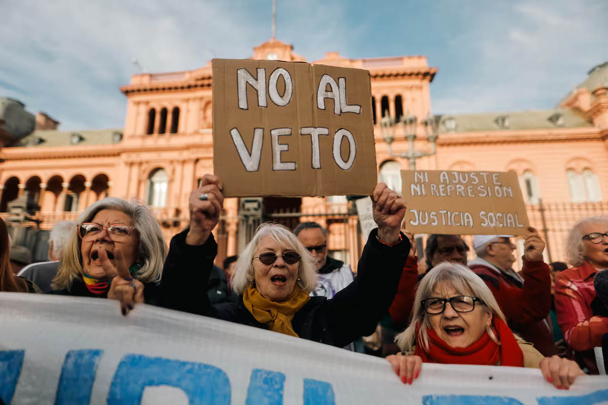 Veto al aumento jubilatorio: “Planteamos gravedad institucional”