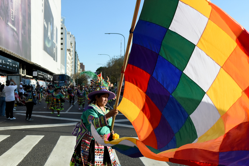 XIV Entrada folklórica de integración cultural de Bolivia en Buenos Aires