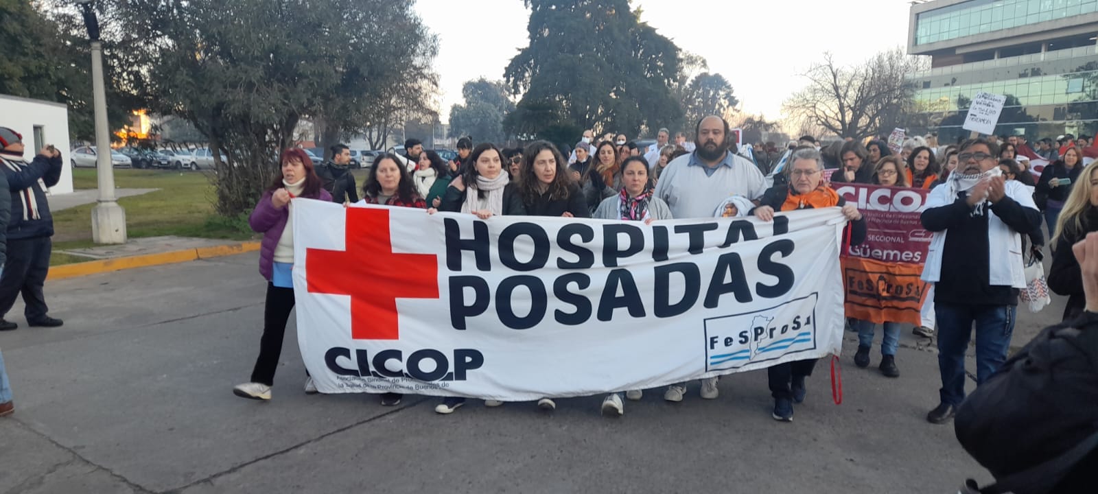 Hospital Posadas: reincorporaron a un miembro de la Comisión Directiva de Cicop