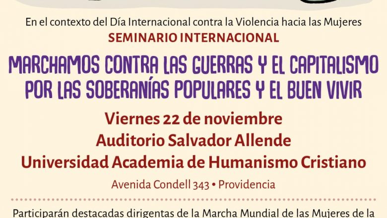 25N: Marcha Mundial de Mujeres organiza seminario internacional en el marco del Día contra la Violencia hacia la Mujer