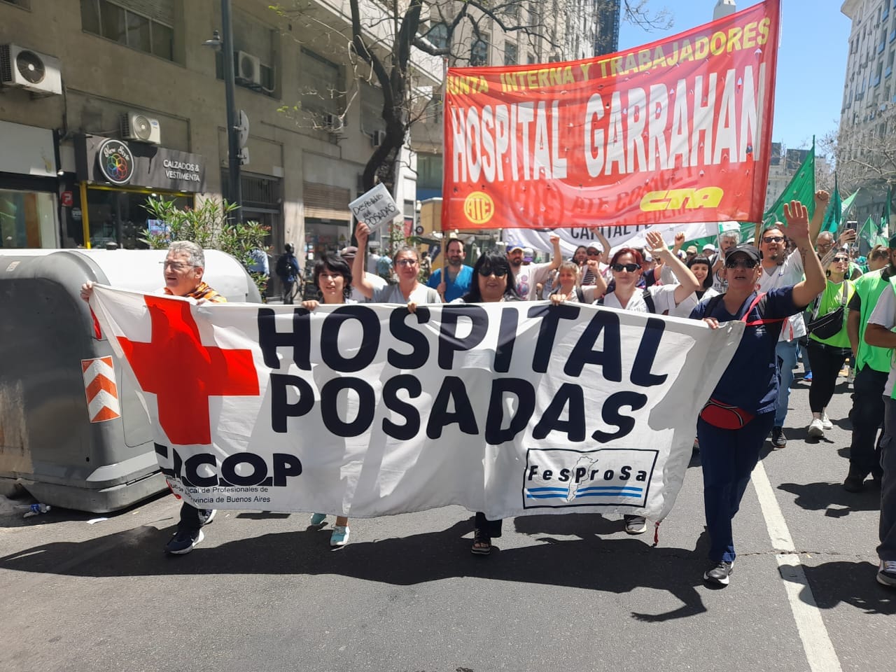 Los Hospitales Garrahan, Posadas y Bonaparte encabezarán una movilización al Congreso en rechazo al Presupuesto 2025