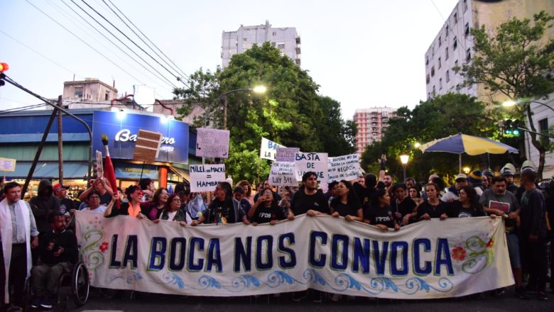 Vecinos de La Boca marcharon por el derecho a la vivienda y contra los desalojos