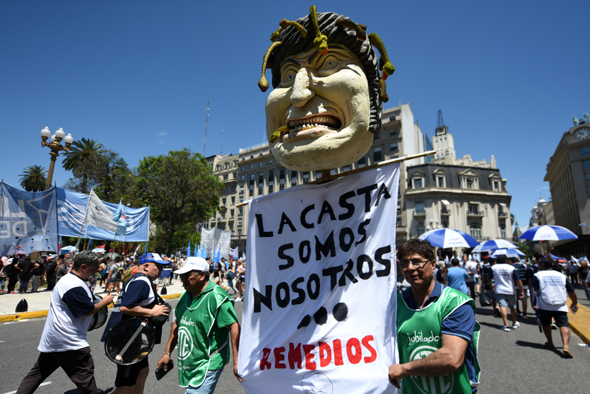 Marcha de la Jornada Federal de Lucha a Plaza de Mayo