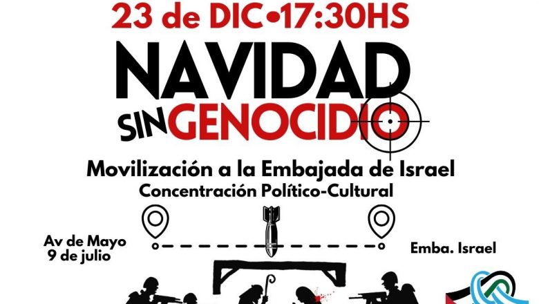 Buenos Aires_Palestina: Solidaridad sin fronteras por Navidad sin genocidio